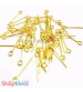 Eye Pins 20mm - Golden - Pack of 50